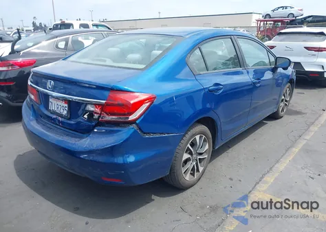 2015 Honda Civic Ex из США, поврежденный, VIN 2HGFB2F82FH536371